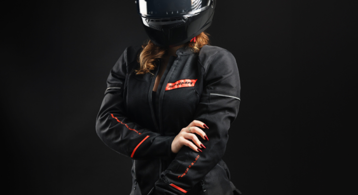 veste de moto noire